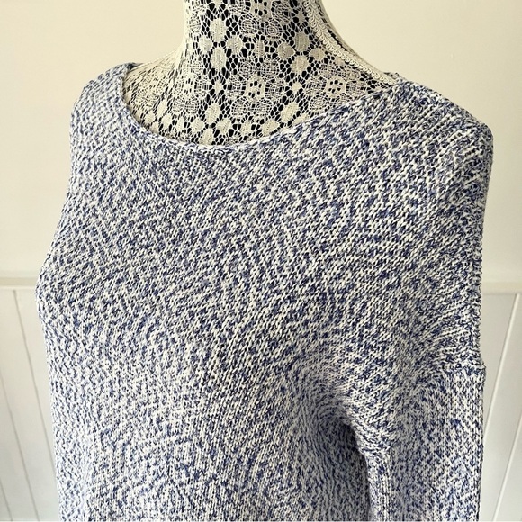 Lord & Taylor Marled Knit Boat Neck Sweater Size M - Picture 5 of 13